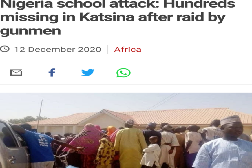 Nigeria school attack: Hundreds missing in Katsina after raid by gunmen